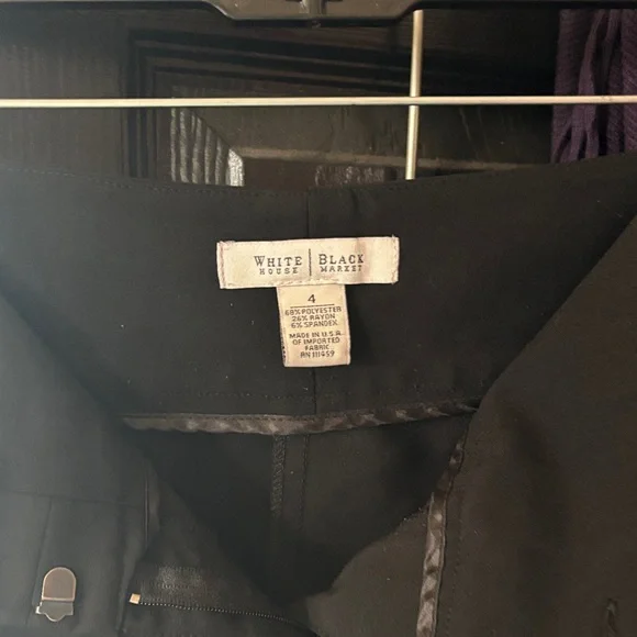 White House Black Market Women's Black Shorts - Picture 2 of 3